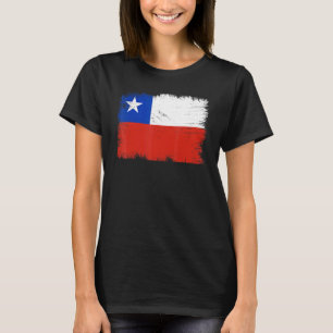Vintage-Chile-Flagge Chilenischer Unabhängigkeitst T-Shirt