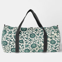 Vintage-China-Blumenmuster-Druck-Duffelbag