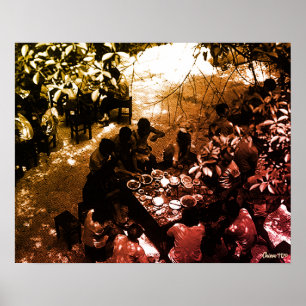 Vintage China Canton Restaurant Poster