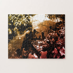 Vintage China Canton Restaurant Puzzle