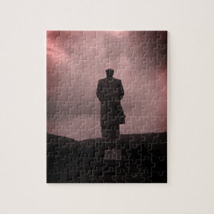 Vintage-China Changsha-Mao-Tse-Tung-Statue Puzzle