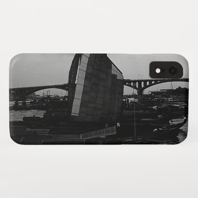 Vintage China Changsha xiang jiang Case-Mate iPhone Hülle (Rückseite (Horizontal))