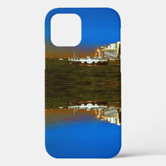 Vintage China Hongkong Wolkenkratzer Meer Case-Mate iPhone Hülle