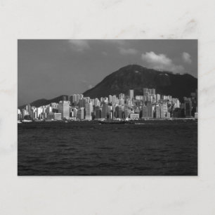Vintage China Hongkong Wolkenkratzer Postkarte