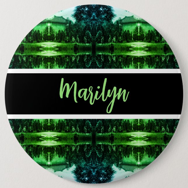 Vintage China Kanton Märtyrerpark 1970 Button (Vorderseite)