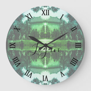 Vintage China Kanton Märtyrerpark Große Wanduhr