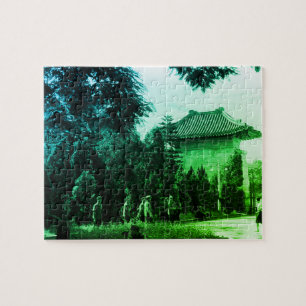 Vintage China Kanton Märtyrerpark Puzzle
