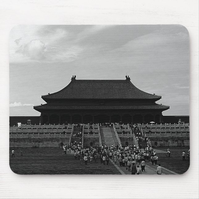 Vintage China Pekin im Kaiserpalast Mousepad (Vorne)