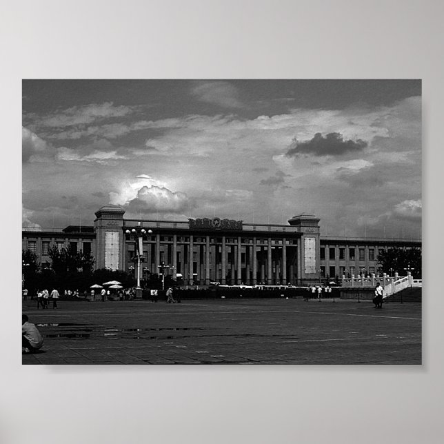 Vintage China Pekin Nationalmuseum für China Poster (Vorne)