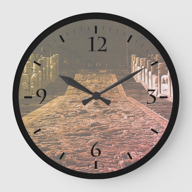 Vintage China Pekin Tempel des Himmels Große Uhr (Vorderseite)