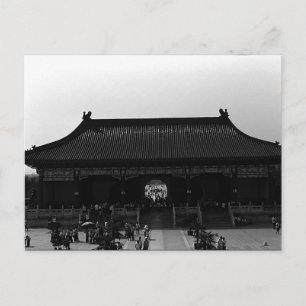 Vintage-China Pekin Tempel des Himmelstores Postkarte