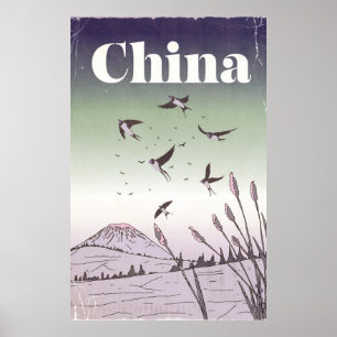 Vintage China Reiseplakat Poster
