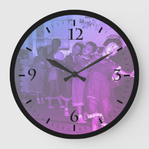 Vintage China Shanghai Kinderbetreuung Große Uhr