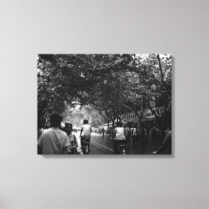 Vintage China Shanghai Leinwanddruck