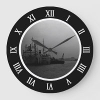 Vintage China Shanghai Port Canvas Print