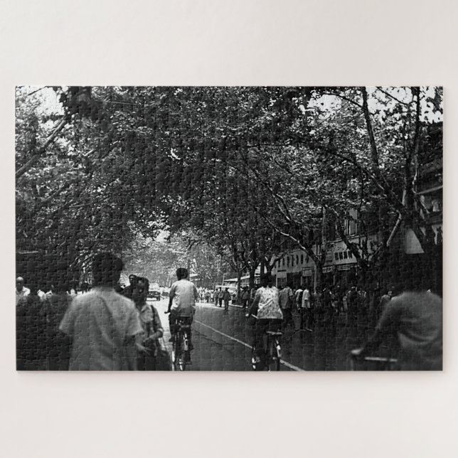 Vintage China Shanghai Puzzle (Horizontal)