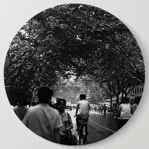 Vintage China Shanghai Straße 1970 Button