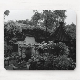 Vintage China Shanghai Yuyuan Garten Pflanzen Etui Mousepad