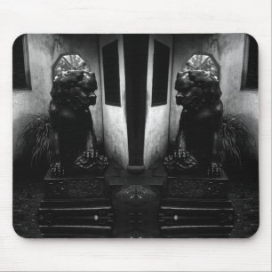 Vintage China Shanghai Yuyuan Gartenstatue Case-M Mousepad