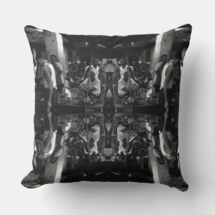 Vintage China wandelt Markt Gesicht Maske Laptop S Kissen