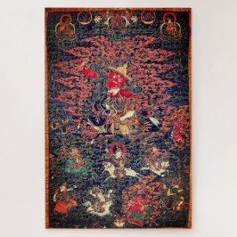 Vintage chinesische Kunst Puzzle