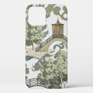 Vintage chinesische Landschaft nahtloses Muster. C Case-Mate iPhone Hülle