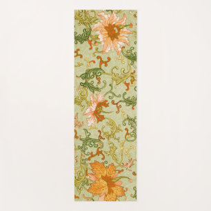 Vintage-Chinesischer Schmuck Jones Blumen Yogamatte