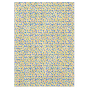 Vintage Chinoiserie Blaue Schmetterlinge verblasst Tischdecke