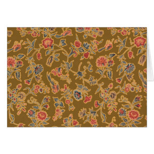 Vintage-Chinoiserie-Blumenbrokat 18. Jahrhundert 