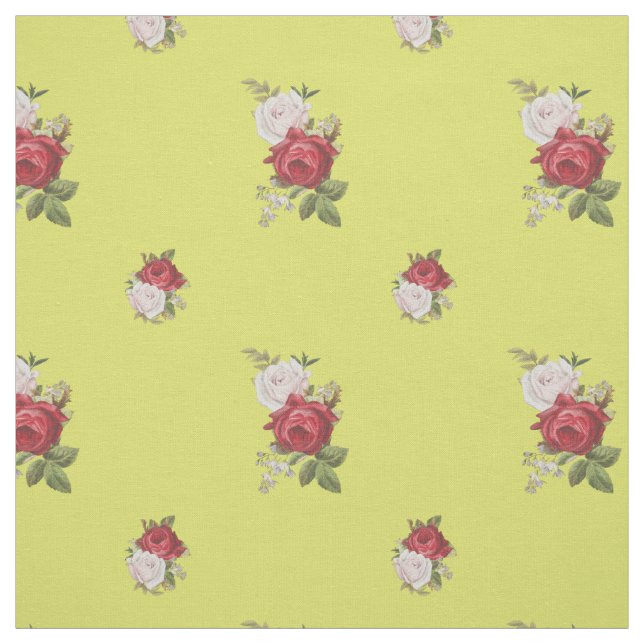 Vintage Chintz-Rose Floral Stoff (Muster)