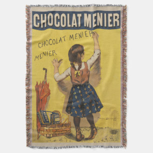 Vintage Chocolat Menier französisches Poster Bouis Decke