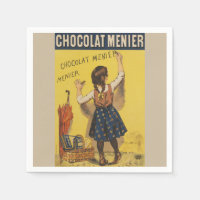 Vintage Chocolat Menier französisches Poster Bouis