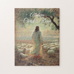 Vintage Christ ist auferstanden Ostern Christliche Puzzle