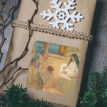 Vintage Christliche Weihnachtsbauern