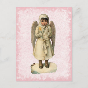 Vintage Christmas Angel Postcard Feiertagspostkarte