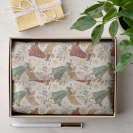 Vintage Christmas Angels Seidenpapier