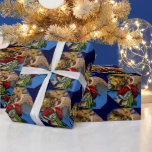 Vintage Christmas Angels Wrapping Paper Geschenkpapier<br><div class="desc">Merry Vintage Weihnachtsfeier mit diesem Gegenstand. Dieses Design sieht für jedes Produkt gut aus. ⭐ PERSONALISIEREN Sie diese Vorlage mit Ihren Bildern. ⭐ EDIT weiter,  um weitere Änderungen vorzunehmen. ⭐ ÜBERTRAGEN dieses Design auf jedes Produkt. Besuchen Sie alle meine Geschäfte auf bit.ly/SandyspiderStores (schneiden und einfügen).</div>