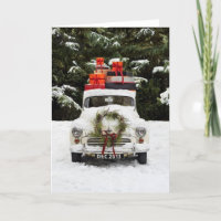 Vintage Christmas Car