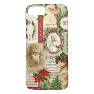 VINTAGE CHRISTMAS COLLAGE Case-Mate iPhone HÜLLE