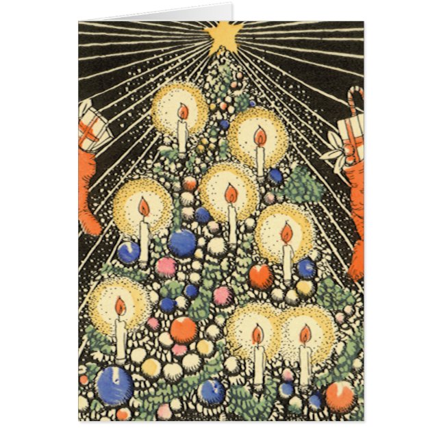 Vintage Christmas Danke (Vorne)