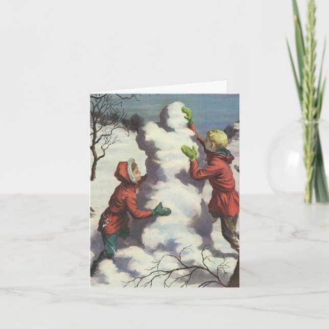 Vintage Christmas Danke (Vorderseite)