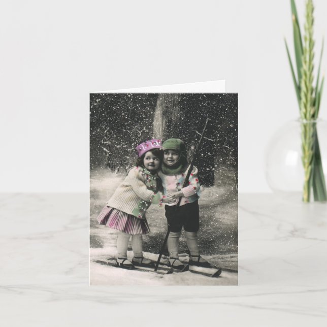 Vintage Christmas Danke (Vorderseite)