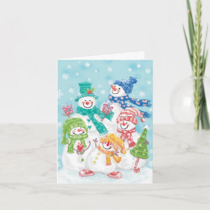 Vintage Christmas Danke Feiertagskarte