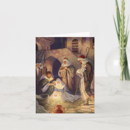 Vintage Christmas Danke Feiertagskarte