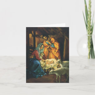 Vintage Christmas Danke Feiertagskarte