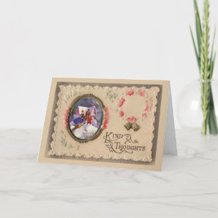 Vintage Christmas Feiertagskarte