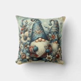 Vintage Christmas Gnomes Kissen