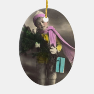 Vintage Christmas Keramikornament