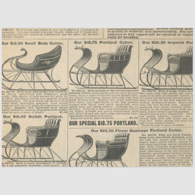 Vintage Christmas Mix Serie Design 39 Seidenpapier (Vorderseite)