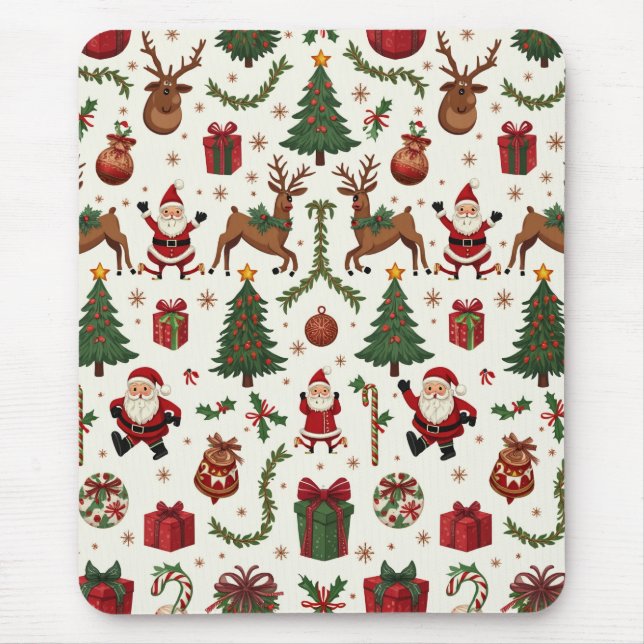 Vintage Christmas Mousepad (Vorne)